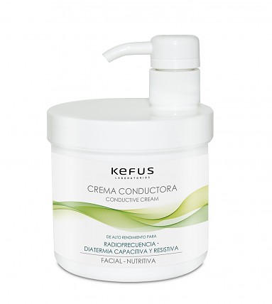 Crema Conductora Radiofrecuencia Facial Nutritiva Kefus 500 ml